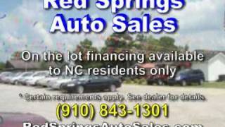 preview picture of video 'Red Springs Auto Sales T.V. Commercial'