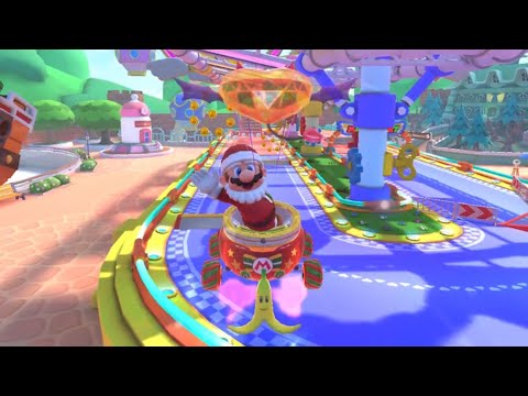Mario Kart Tour: Mario (Santa) Gameplay [#54] - CGN Baby Park T