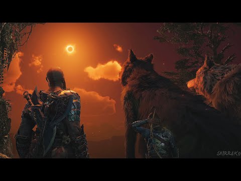 GOD OF WAR RAGNAROK - Skoll and Hati Wolves Awake & Begin Ragnarok Sunset (4K 60FPS)