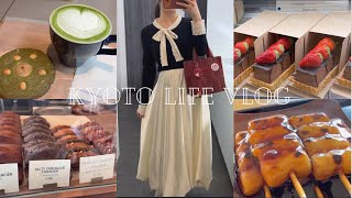 Kyoto vlog｜食べまくりの京都3days🍜｜カフェ巡りと人気グルメ☕️｜第一旭｜BERRY BUTTON｜ うめぞのcafe｜HIDE&AWAY