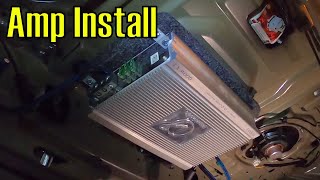 2019 Honda Civic Sport amplifier installation to a factory head unit
