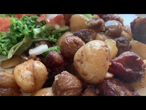 Rojoes no Forno com Castanhas - Roast Pork with Chestnut - portuguese food - TheDidiLee