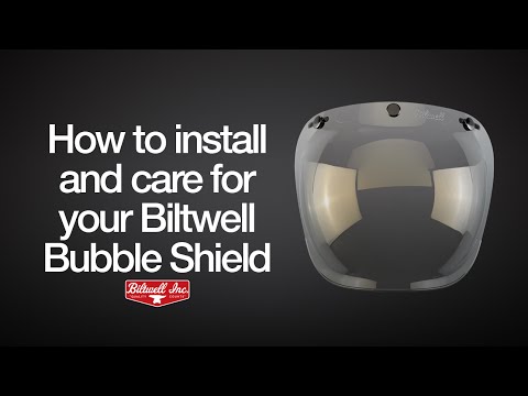 How-To Install and Care for a Biltwell Bubble Shield