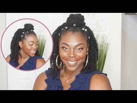 4B/4C Natural Hair Inspire Style ft Creme of Nature Argan  Oil for Morocco line