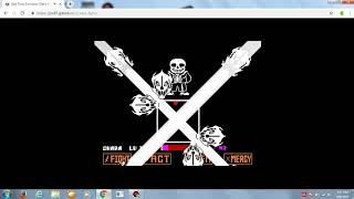 Bad Time Simulator Sans Fight