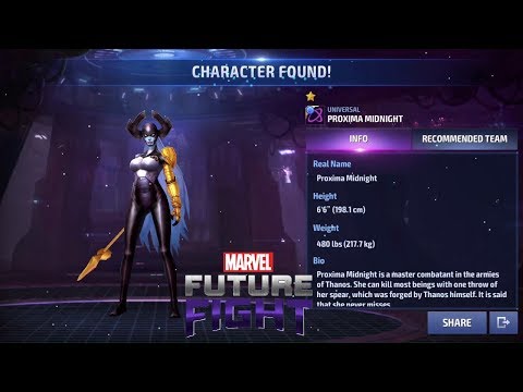 Marvel Future Fight Part 28 - Proxima Midnight Acquired! Spider-Man 2099 to 6 Stars! Plus CRINGE!