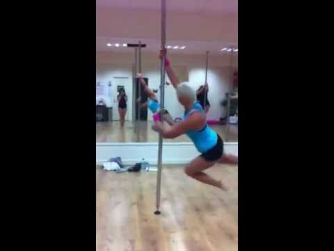 Cyclone spin pole fitness combo spin Polenastics Milton keynes