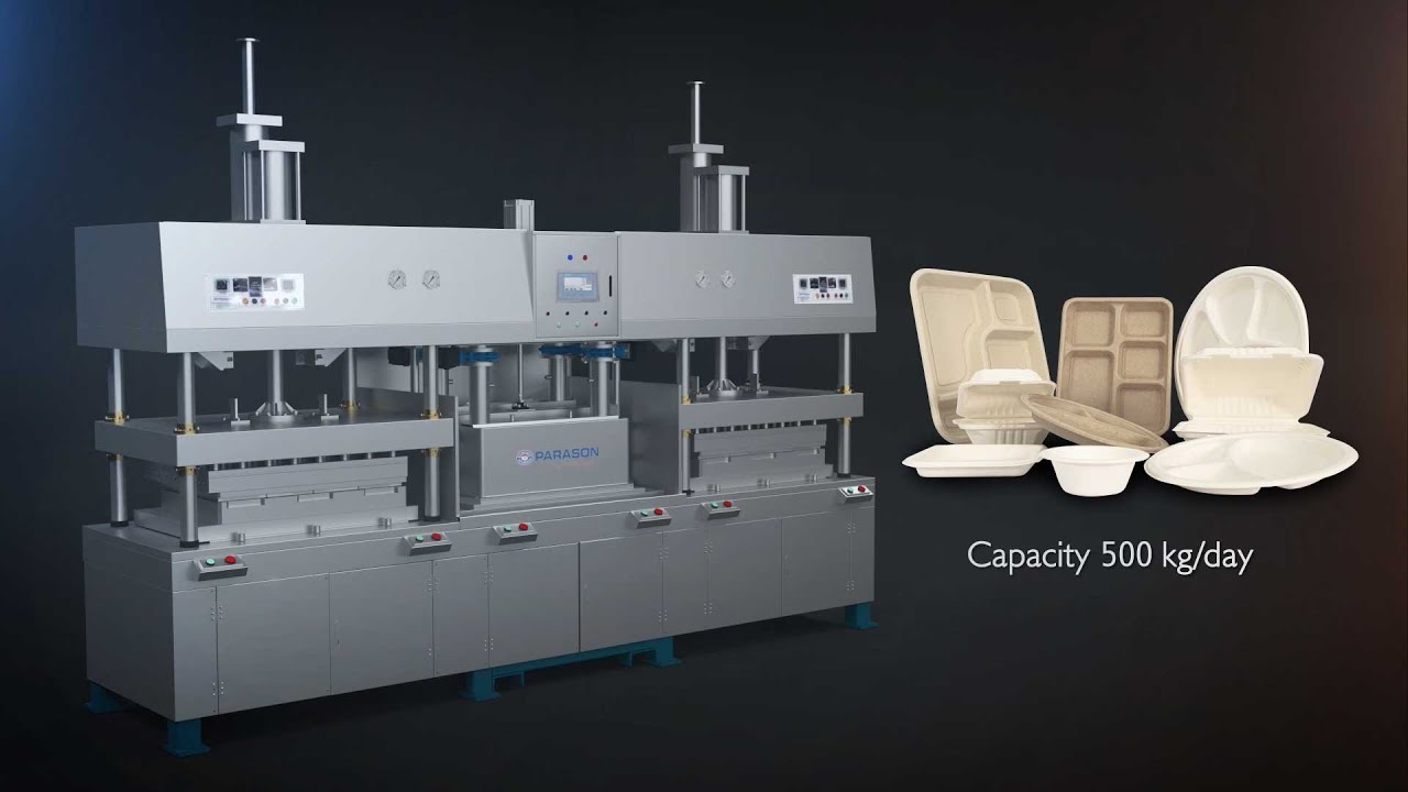 Parason Semi-Automatic Forming Machine | Molded fibre tableware forming solution