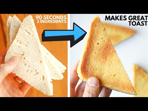 90 Second Keto Bread Recipe | Just 3 Ingredients