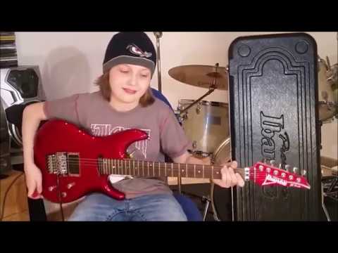 Dustin Tomsen 13 years old covers Eric Johnson "Cliffs Of Dover" (Studio Version)
