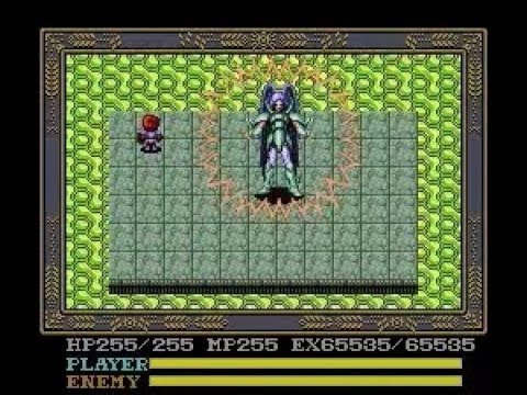 Ys IV: Mask Of Sun [SNES] Final Boss "Eldeel, The Corrupted Winged Deity" [Kinda No Damage]