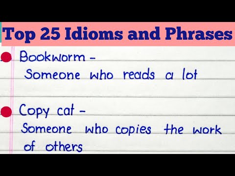 Top 25 idioms and phrases|idoms|phrases|idioms and phrases in english#thewritingstar#idioms#phrases