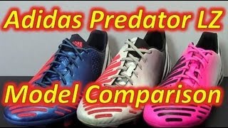 Adidas Predator LZ VS Predator Absolion LZ VS Predator Absolado LZ - Line Comparison