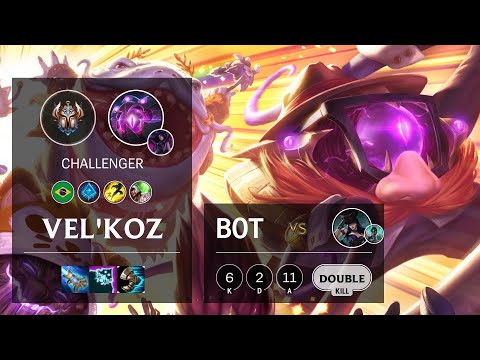 Vel'Koz Bot vs Caitlyn - BR Challenger Patch 10.16