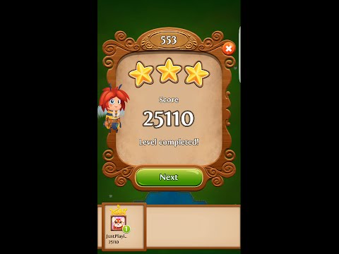 Blossom Blast Saga Level 553