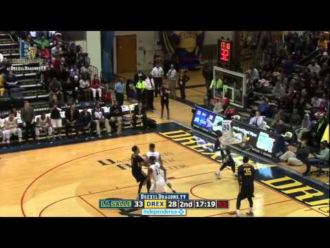 DragonsTV Highlights - Men's Basketball - Drexel vs. La Salle