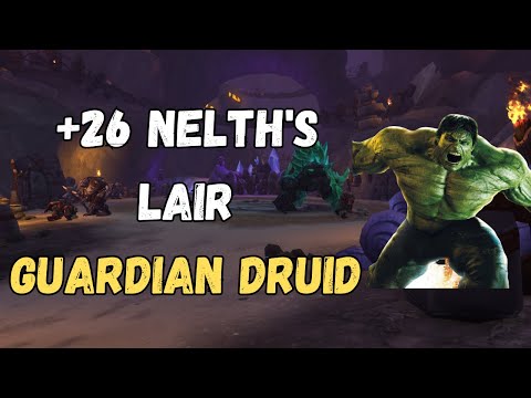 Guardian Druid M+ 26 Neltharion's Lair | Fort Incorporeal Sanguine | Why Must Worm's Aggro Reset