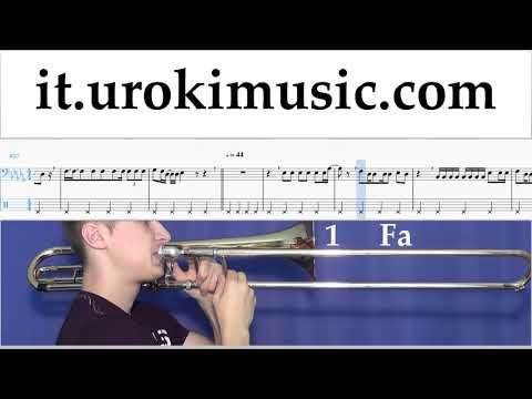 Corso di Trombone Ozuna - Dile Que Tu Me Quieres Tablature Tab Parte#2 um-i276