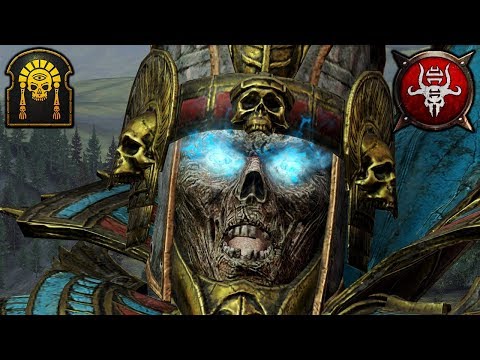 SETTRA THE EVERCHARIOT - Tomb Kings vs. Beastmen - Total War Warhammer 2 Multiplayer
