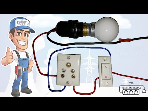 Electrical house wiring 4 gang switch connection