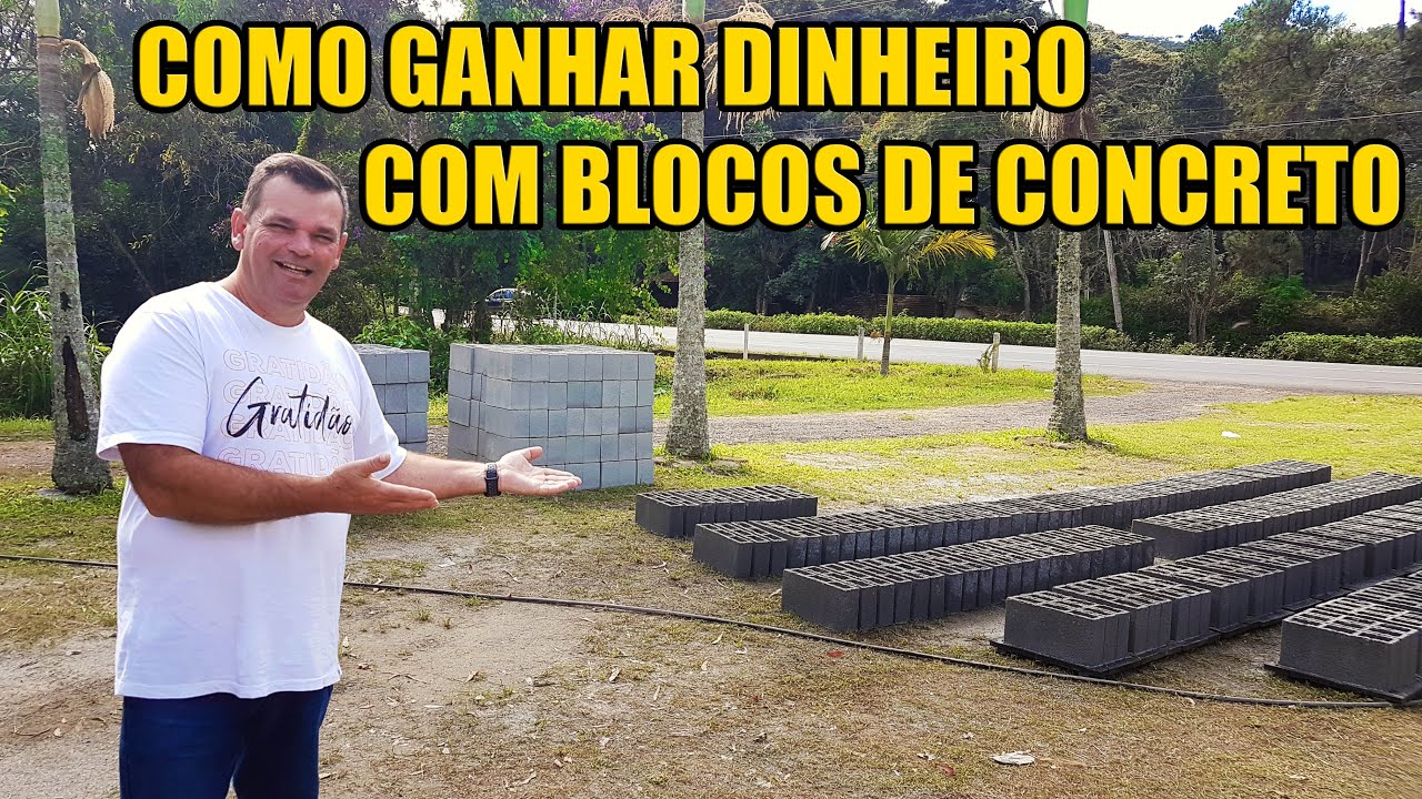 COMO GANHAR DINHEIRO COM BLOCOS DE CONCRETO
