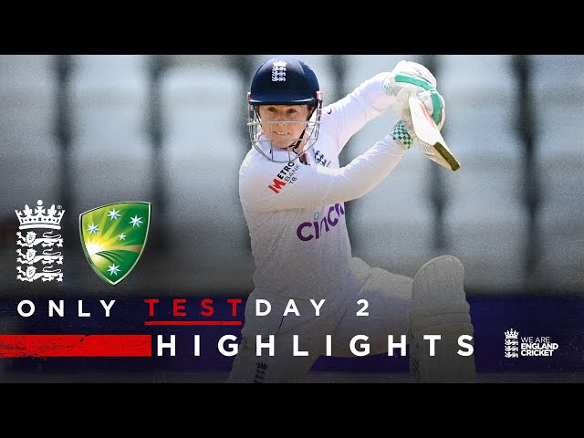Brilliant Beaumont Ton! | Highlights – England v Australia Day 2 | LV= Insurance Women’s Test 2023