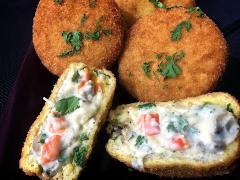 Chicken Bread Wheel Patties (iftar Recipe) Video