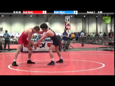 Mens FS FS 65 KG - Zack Beitz vs. Kade Moss