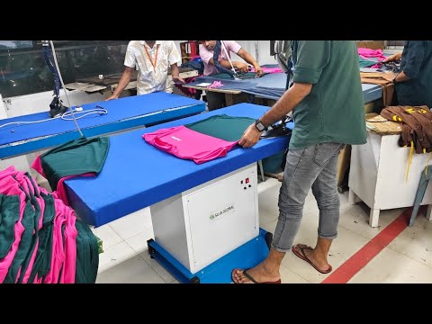 Industrial garments finishing Vacuum iron table in bd