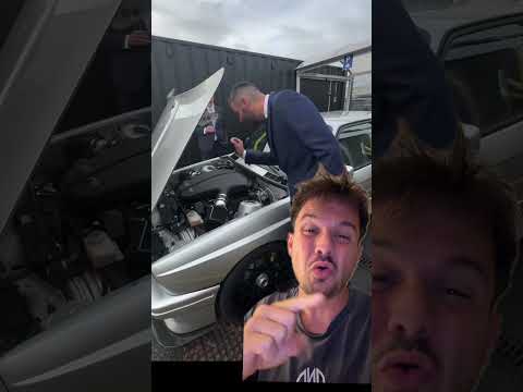 El #BMW E30 V10 que le han regalado al CEO de #BUGATTI