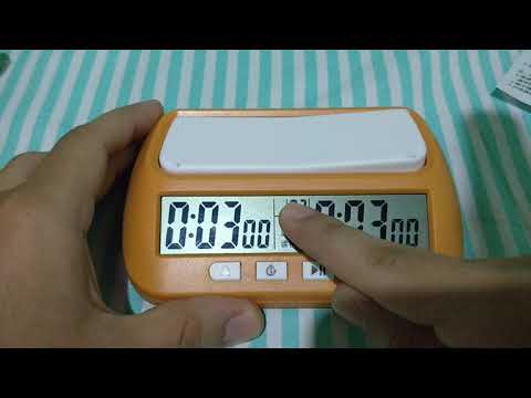 Relógio de xadrez do Aliexpress | primeiras impressões + programação (583f) | (YS-902)