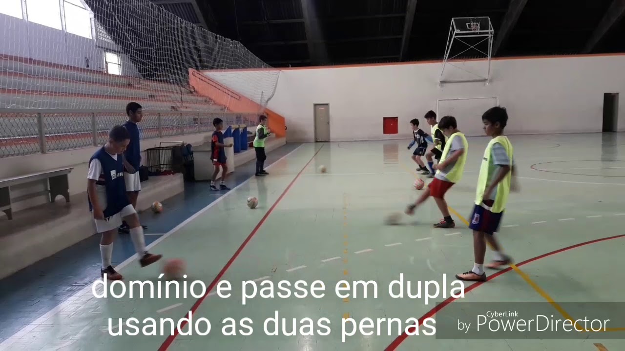 Treinando fundamentos do Futsal