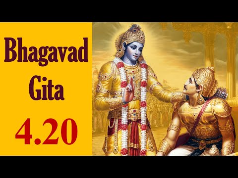 Bhagavad Gita 4.20 | Gita Chapter 4 Shloka 20 | Gita Shloka 182