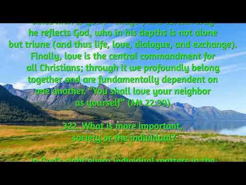 #Saggezza Day 263: Youcat: Can a Christian be a radical individualist?(2 Questions)#