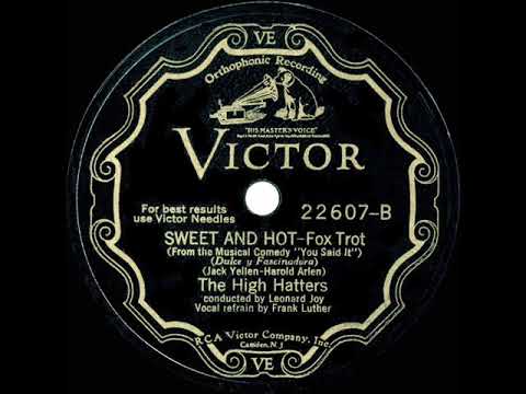 1931 High Hatters - Sweet And Hot (Frank Luther, vocal)