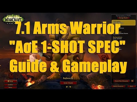 Bajheera - 7.1 Arms Warrior "AoE 1-SHOT SPEC" - Build Guide & 2400+ TSG Gameplay
