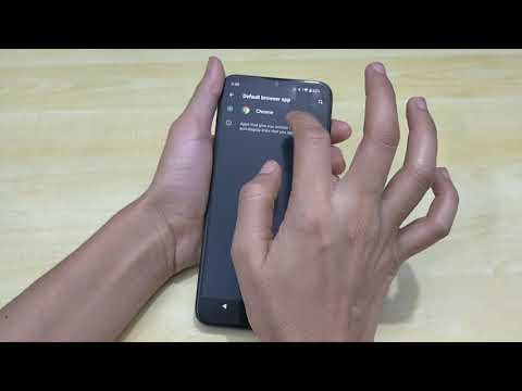 How To Set Default App In Motorola One Macro | Default App Setting In Motorola One Macro,Default App