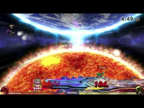 Smash WiiU - TBZfal2015e2 - Singles - WF - tG|DtB Lycan (Diddy Kong, Wario) vs GW FOW (Ness)