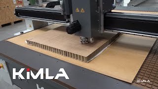 Cardboard cutting on Kimla CNC Cutter