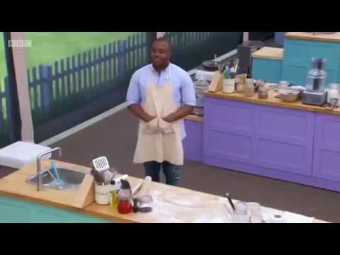Great British Bake Off - When Selasi Tried To Take Mel & Sue's Job