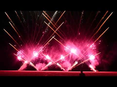 Gioia Tauro MARIA SS.MA DI PORTO SALVO festa 2022. Spettacolo pirotecnico notturno. 3/4