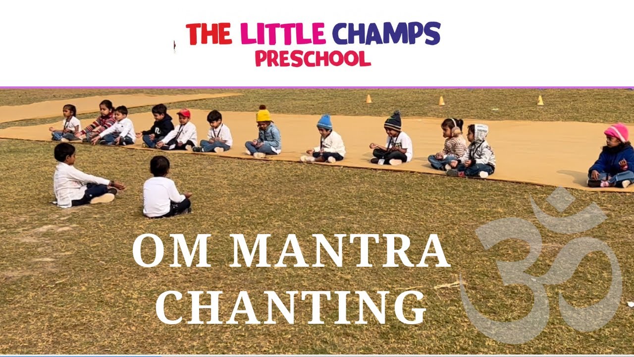Annual Sports Day - Om mantra chanting by kids