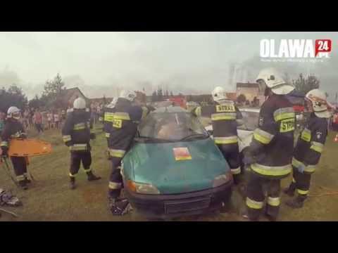 Wypadek i pokaz ratowniczy [11.04.2015 Bystrzyca]