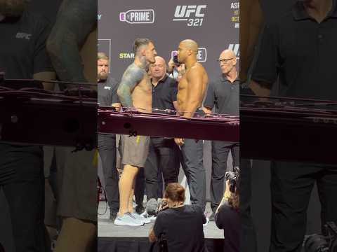 🏆 TOM ASPINALL VS CIRYL GANE FINAL FACE OFF (UFC 321)