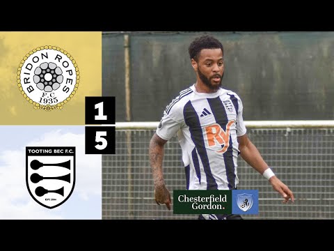 Match Highlights: Bridon Ropes v Tooting Bec
