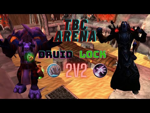Druid Warlock 2v2 TBC Arena w/ Live Comms!
