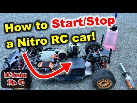How to Start (and Stop) a Nitro RC car (RC Basics #9)