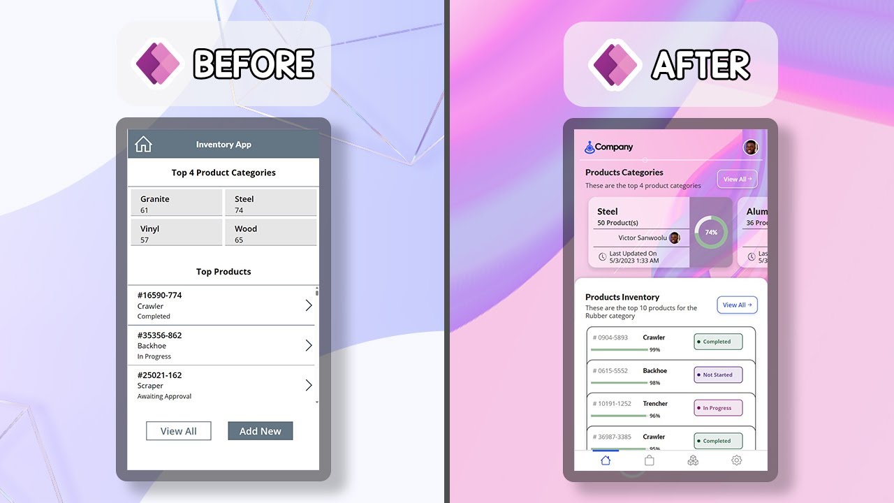 Modern PowerApps Screen/UI Design- Beginner to Advanced