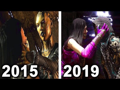 D'Vorah Kissing Mileena vs Mileena Eating D'Vorah Comparison! (Revenge)