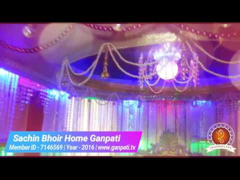 Sachin Bhoir Home Ganpati Decoration Video